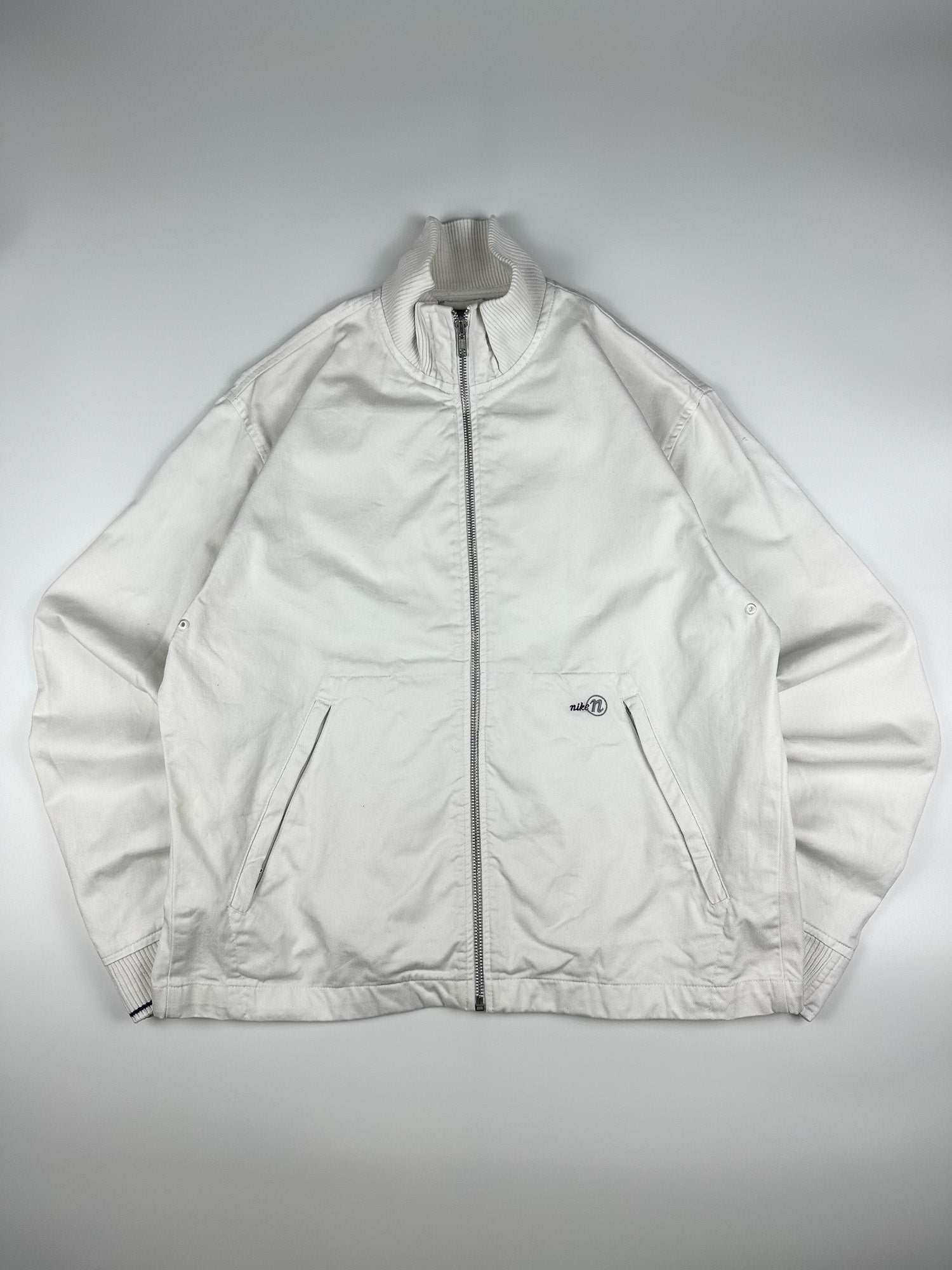 Vintage 00s Nike Heavyweight Utility Workwear Harrington Jacket (M)