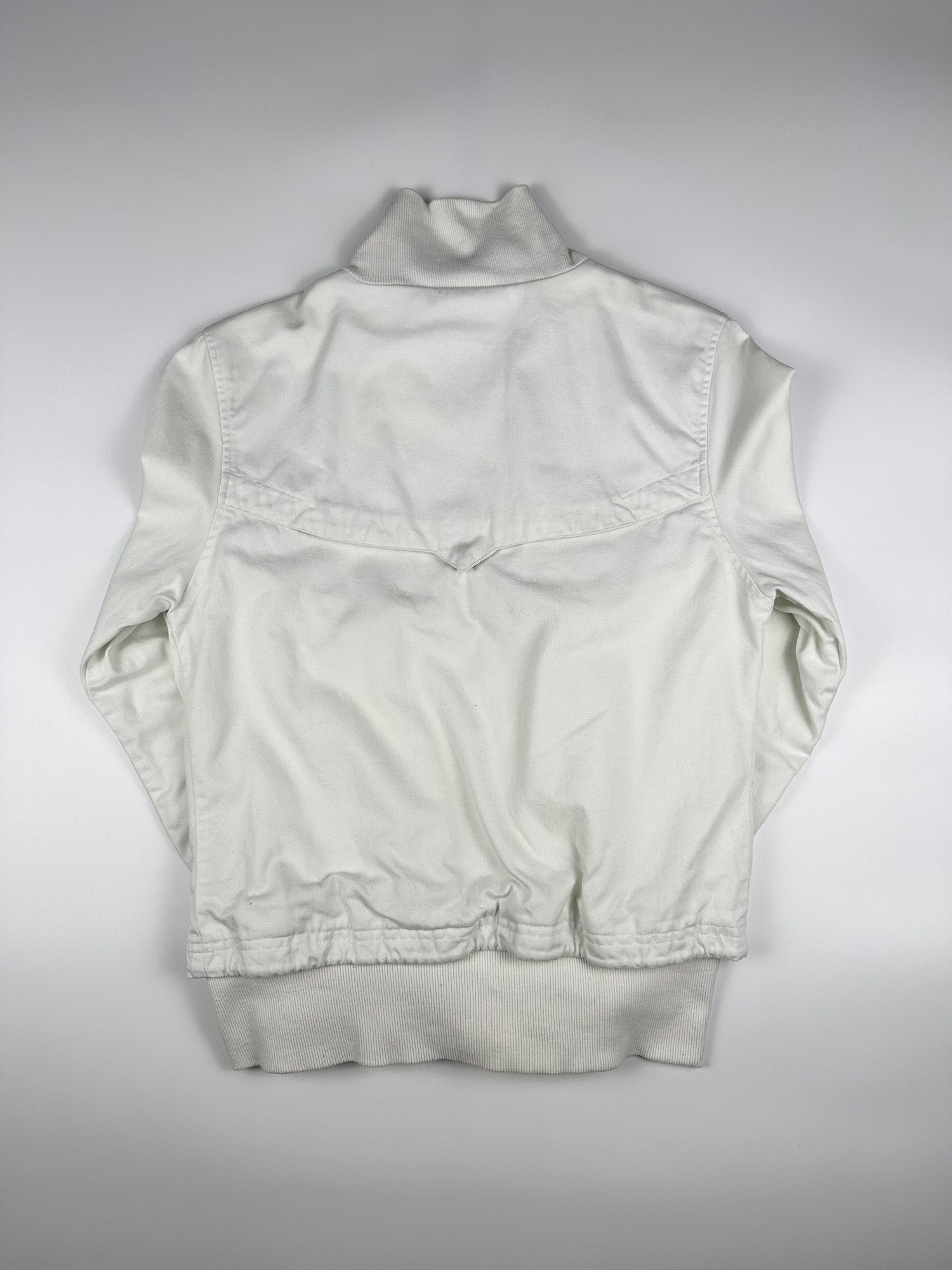 Vintage 00s Nike Canvas Heavyweight Embroidered Club Logo Utility Field Track Jacket (S)