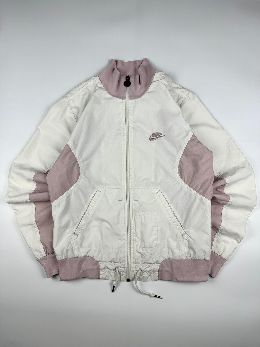 Vintage 00s Nike Athletics West Embroidered Club Logo Bomber Jacket (M)