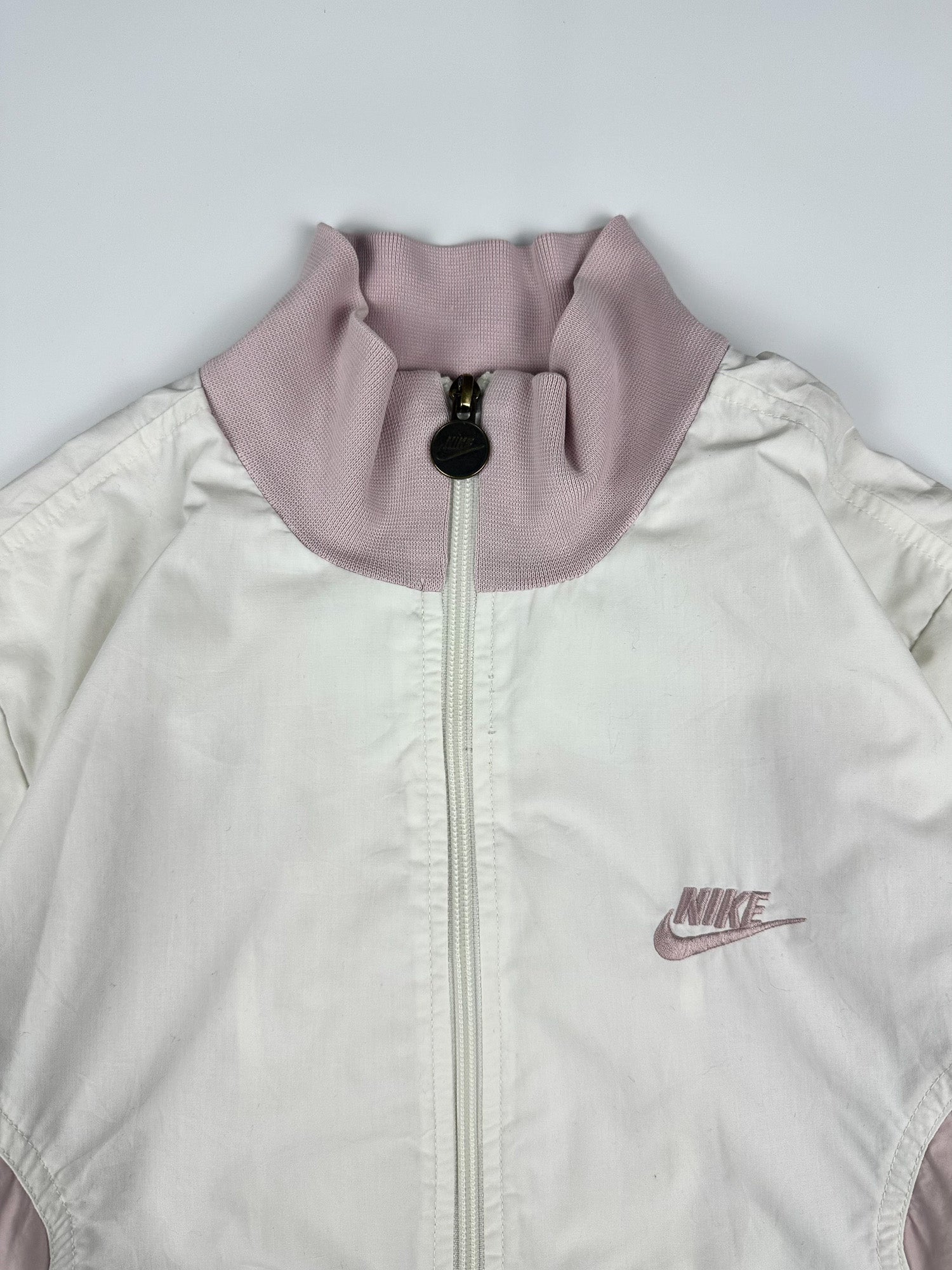 Vintage 00s Nike Athletics West Embroidered Club Logo Bomber Jacket (M)
