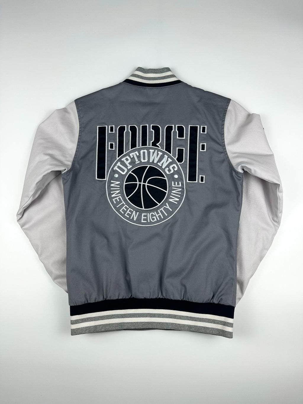 Vintage 00s Nike Force Uptowns 1989 Varsity Bomber Jacket (S)