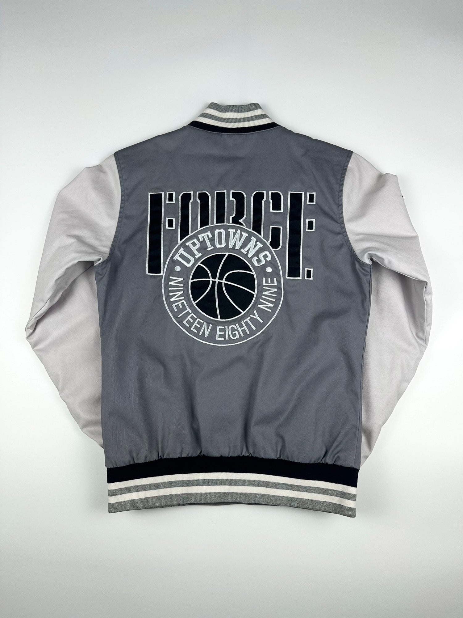 Vintage 00s Nike Force Uptowns 1989 Varsity Bomber Jacket (S)