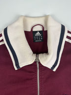 Vintage 00s 2003 Adidas Heavyweight Canvas Embroidered Spellout Track Jacket (XL)
