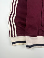Vintage 00s 2003 Adidas Heavyweight Canvas Embroidered Spellout Track Jacket (XL)