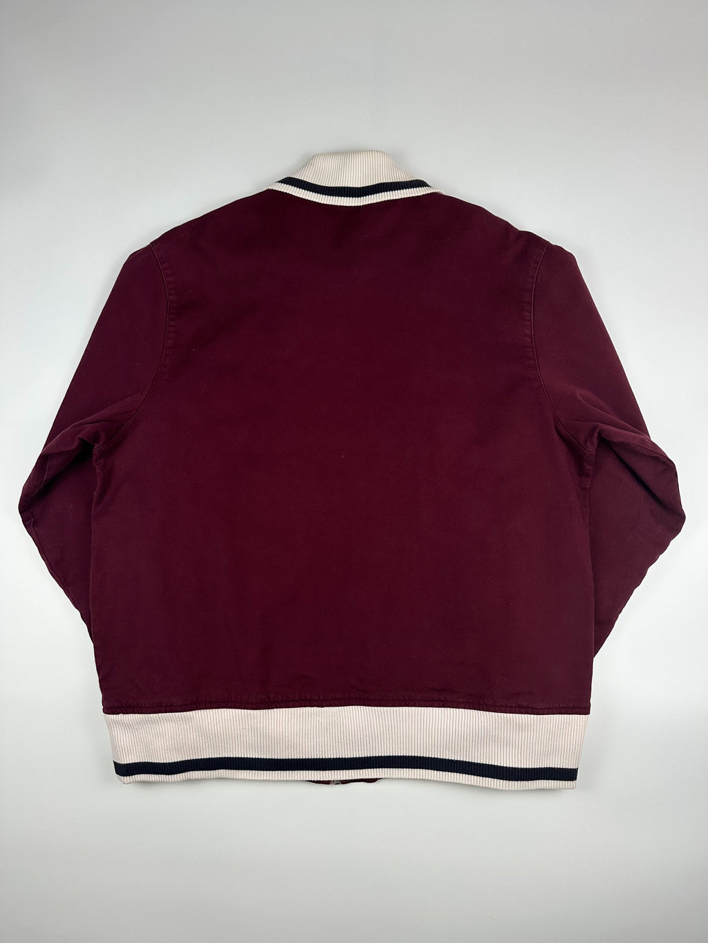 Vintage 00s 2003 Adidas Heavyweight Canvas Embroidered Spellout Track Jacket (XL)