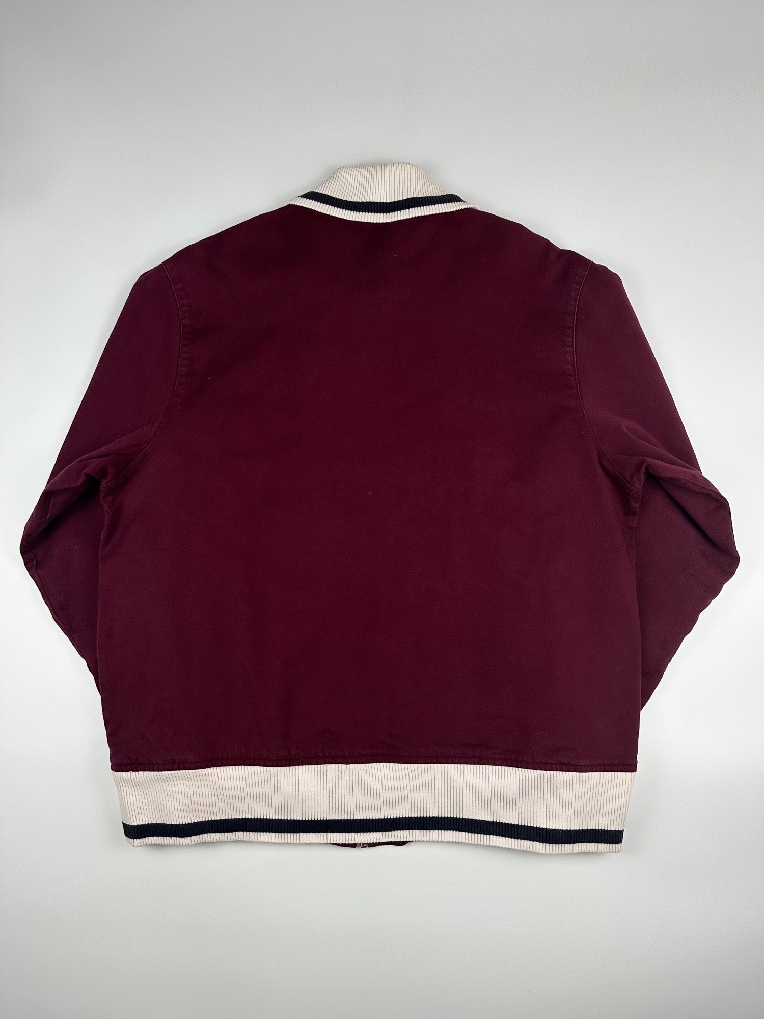 Vintage 00s 2003 Adidas Heavyweight Canvas Embroidered Spellout Track Jacket (XL)