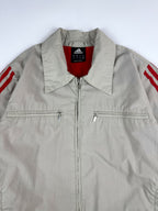 Vintage 00s 2003 Adidas 3 Stripe Embroidered Logo Utility Harrington Jacket (S)