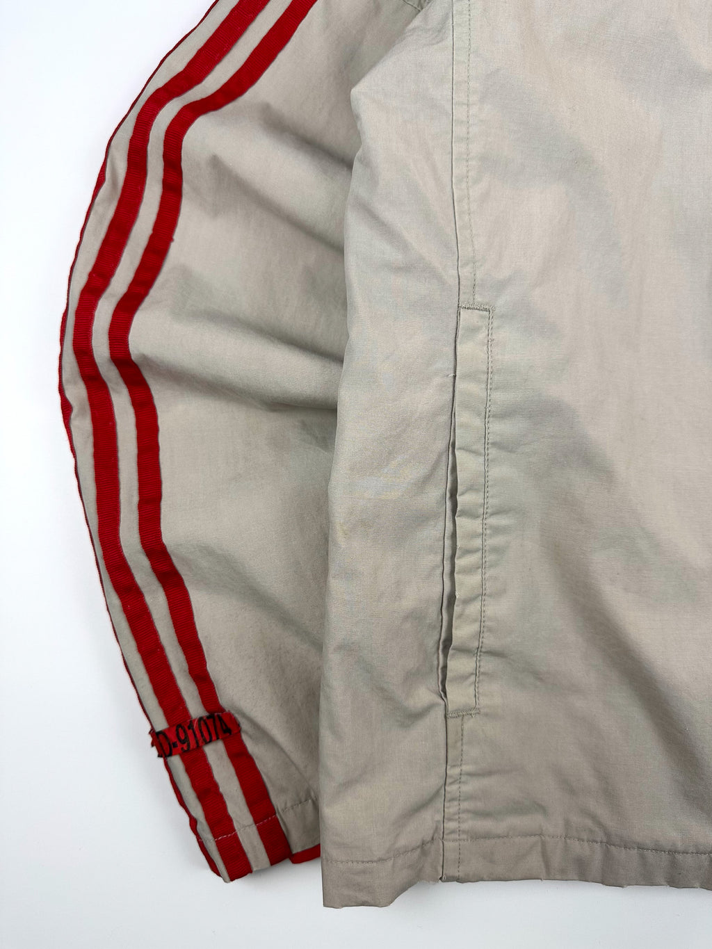 Vintage 00s 2003 Adidas 3 Stripe Embroidered Logo Utility Harrington Jacket (S)