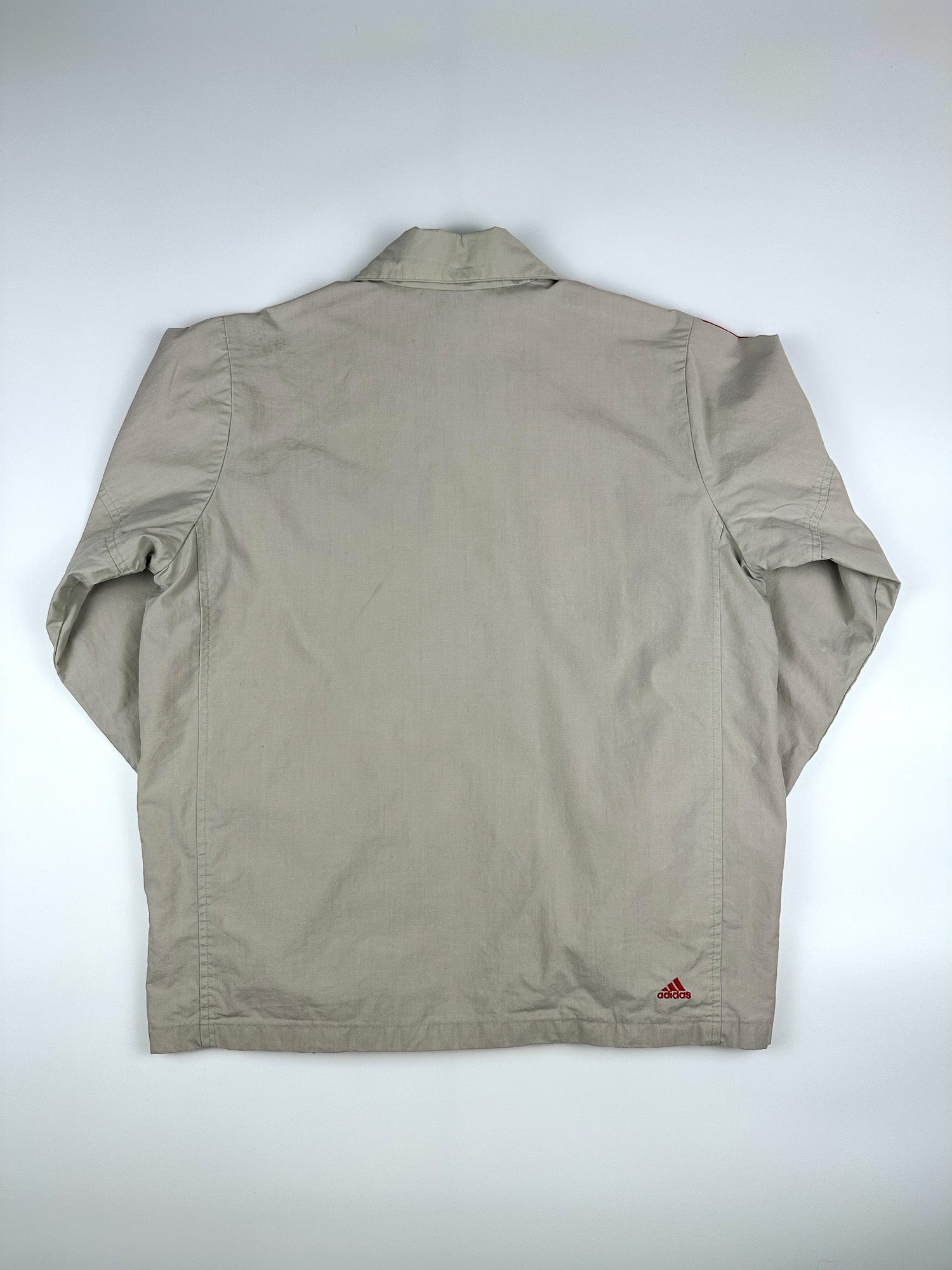 Vintage 00s 2003 Adidas 3 Stripe Embroidered Logo Utility Harrington Jacket (S)