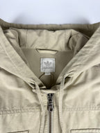 Vintage 00s 2004 Adidas Hooded Utility Trench Parka Windbreaker Jacket (L)