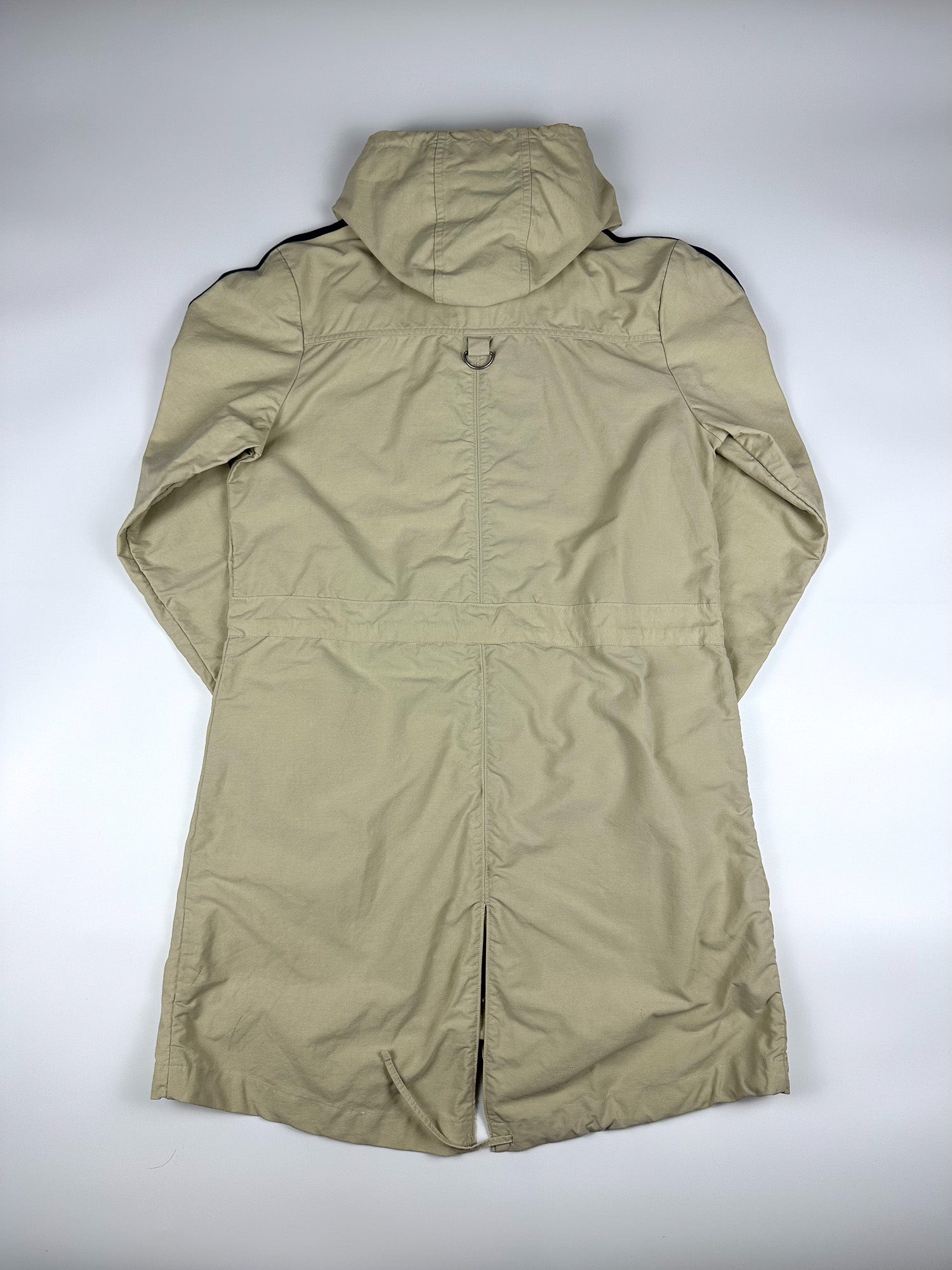Vintage 00s 2004 Adidas Hooded Utility Trench Parka Windbreaker Jacket (L)