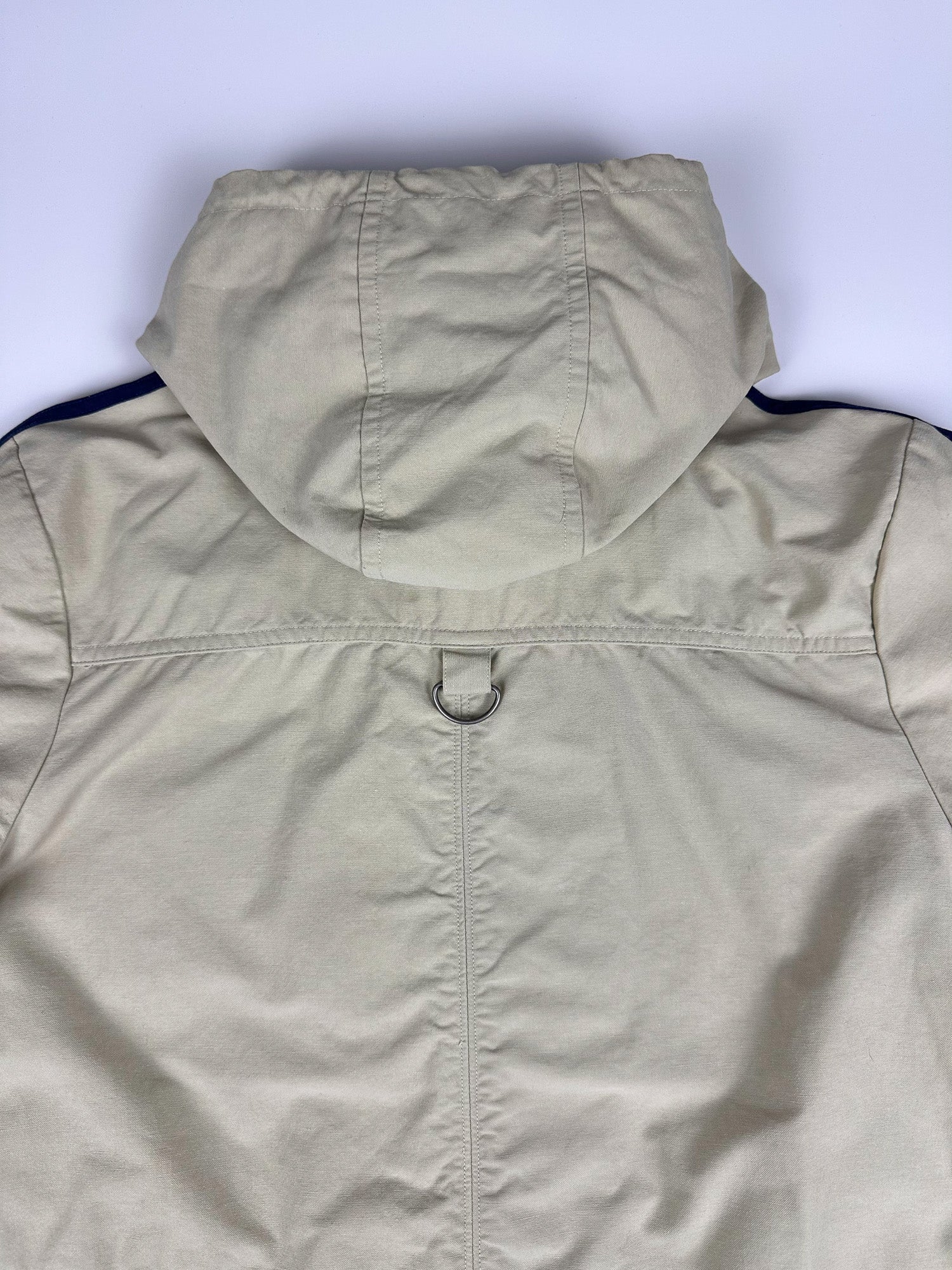 Vintage 00s 2004 Adidas Hooded Utility Trench Parka Windbreaker Jacket (L)