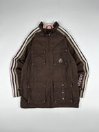 Vintage 00s 2006 Youth Girls Multi Pocket Utility Windbreaker Parka Jacket (M)