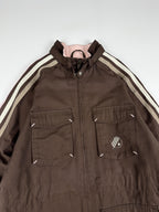Vintage 00s 2006 Youth Girls Multi Pocket Utility Windbreaker Parka Jacket (M)