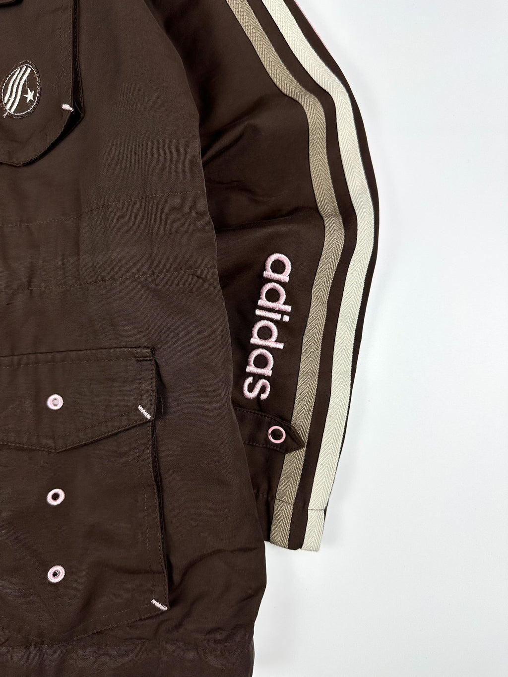 Vintage 00s 2006 Youth Girls Multi Pocket Utility Windbreaker Parka Jacket (M)