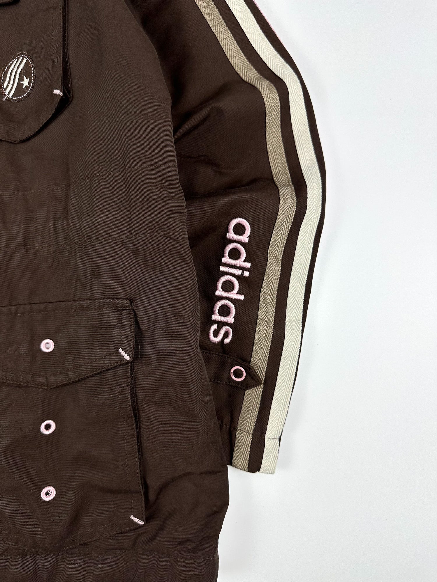 Vintage 00s 2006 Youth Girls Multi Pocket Utility Windbreaker Parka Jacket (M)
