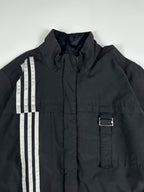 Vintage 00s 2004 Vertical 3 Stripe Buckle Strap Windbreaker Jacket (M)
