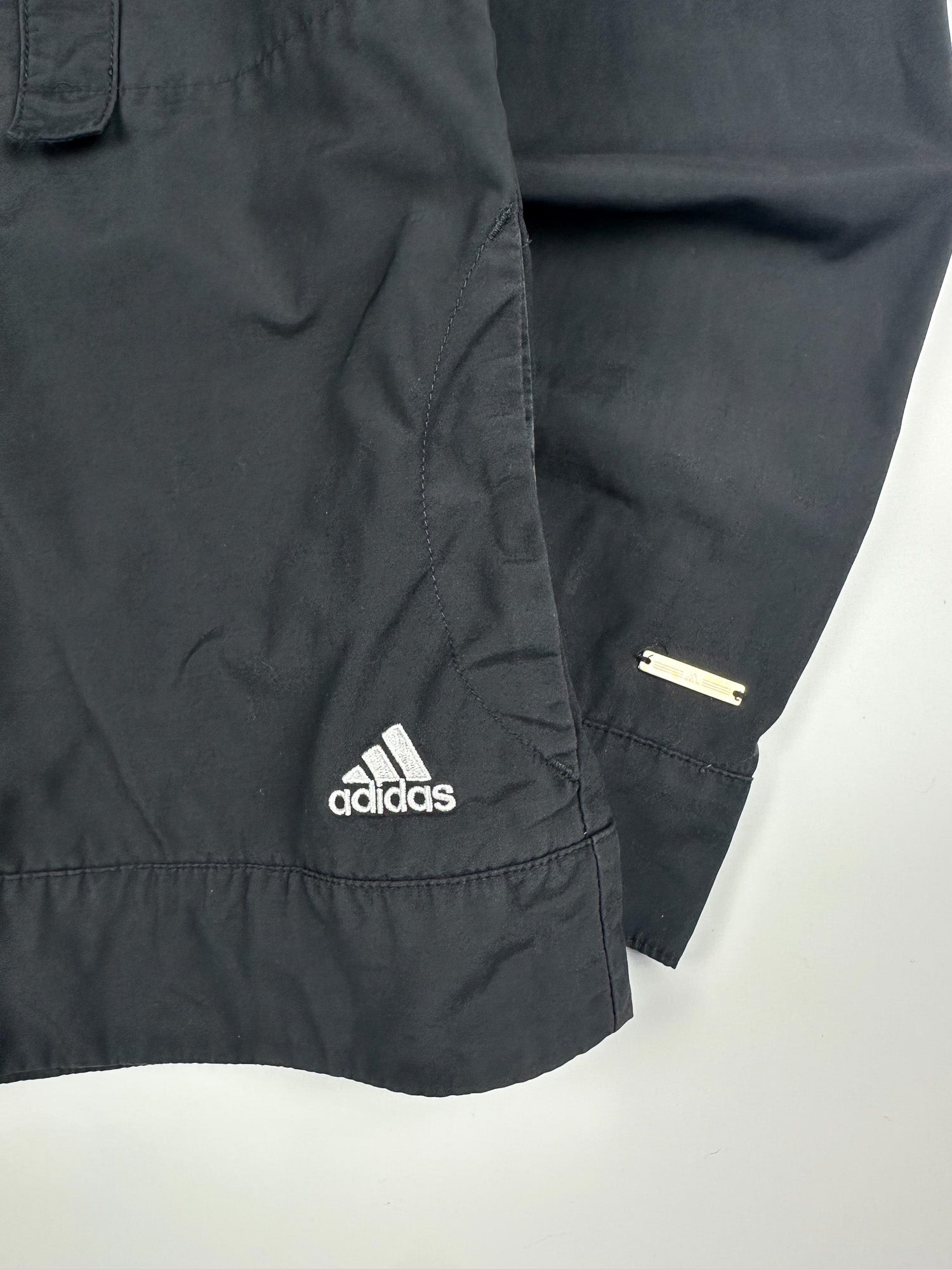 Vintage 00s 2004 Vertical 3 Stripe Buckle Strap Windbreaker Jacket (M)