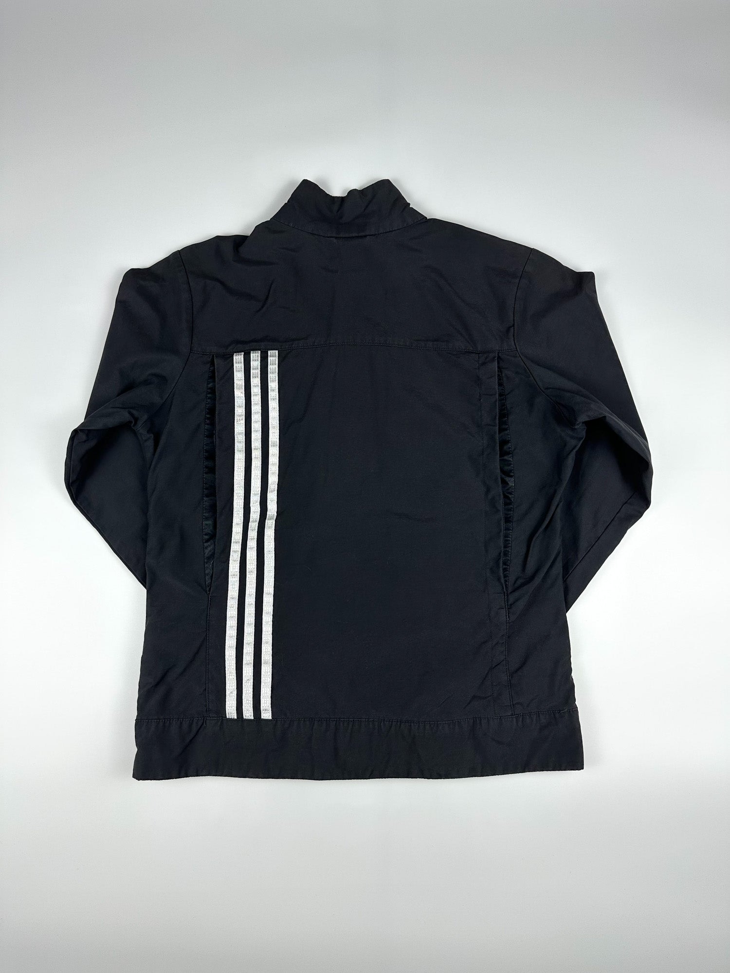 Vintage 00s 2004 Vertical 3 Stripe Buckle Strap Windbreaker Jacket (M)