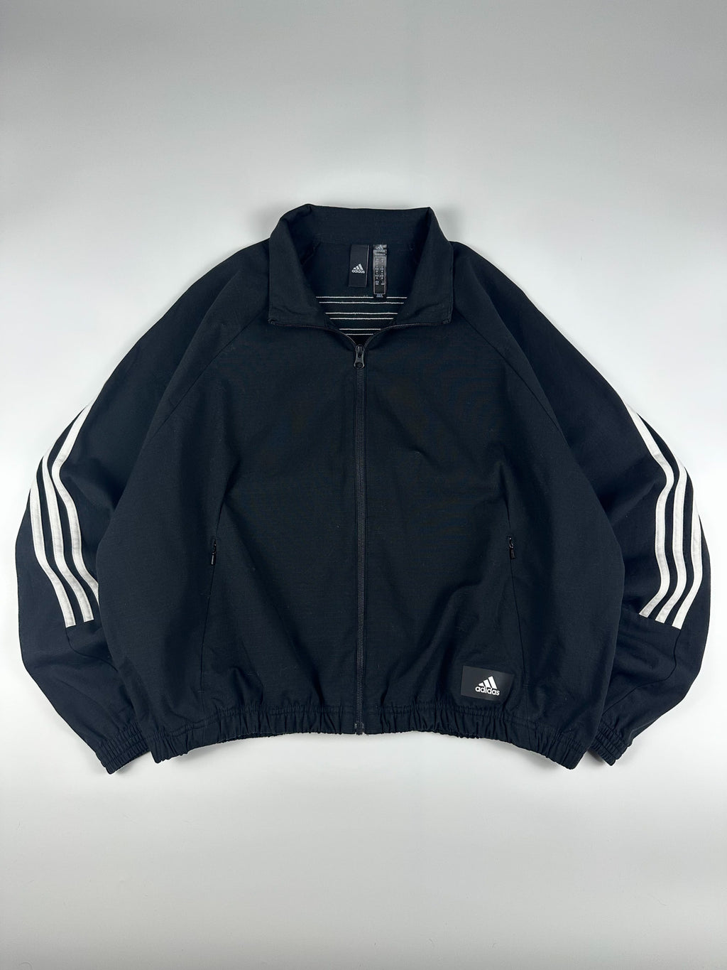 Preloved Adidas Primegreen 3 Stripe Wrap Around Track Jacket (M)
