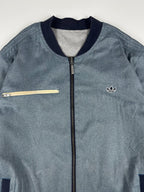 Preloved Adidas Reversible Small Trefoil Logo Patch Bomber Jacket (L)