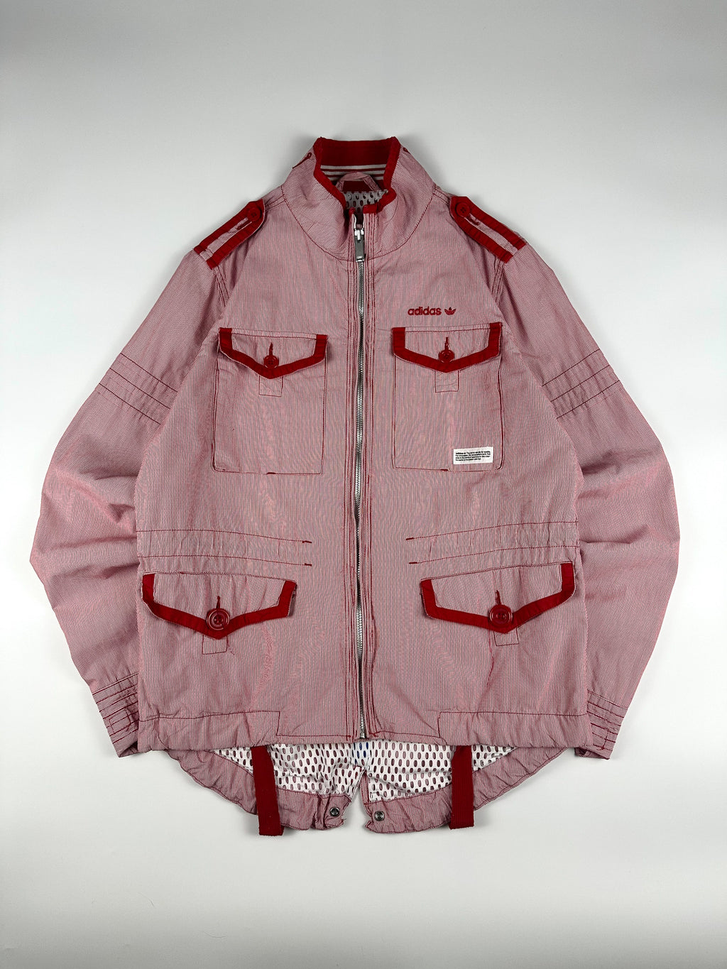 Preloved 00s 2009 Adidas M-65 Utility Pocket Fishtail Military Parka Jacket (S)