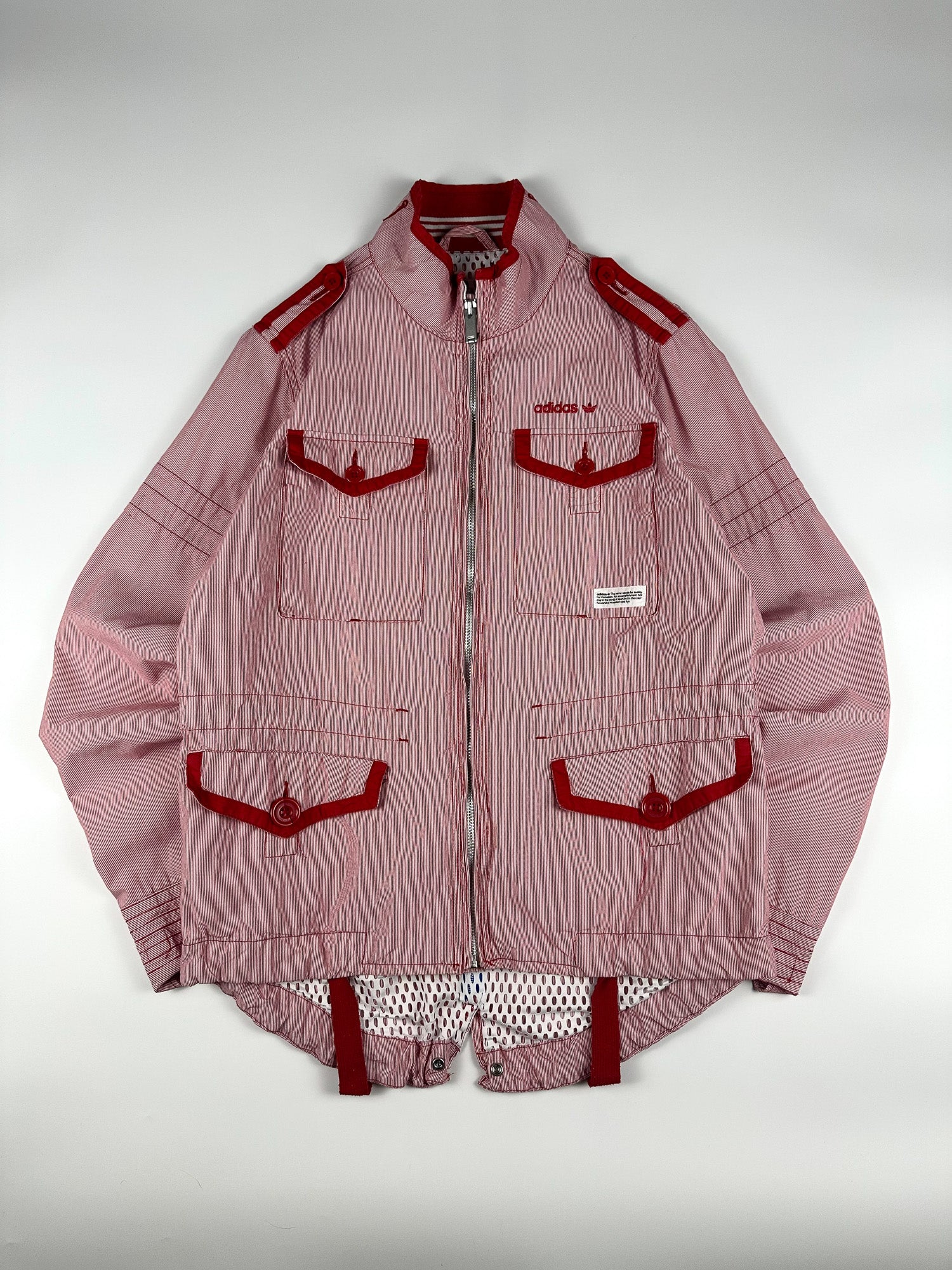 Preloved 00s 2009 Adidas M-65 Utility Pocket Fishtail Military Parka Jacket (S)
