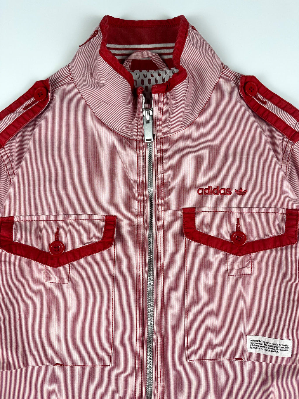 Preloved 00s 2009 Adidas M-65 Utility Pocket Fishtail Military Parka Jacket (S)
