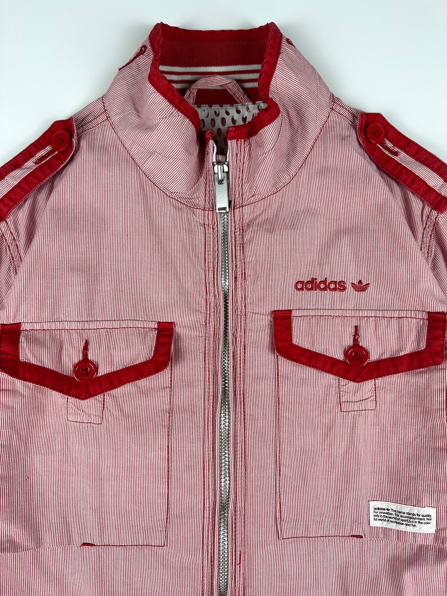 Preloved 00s 2009 Adidas M-65 Utility Pocket Fishtail Military Parka Jacket (S)
