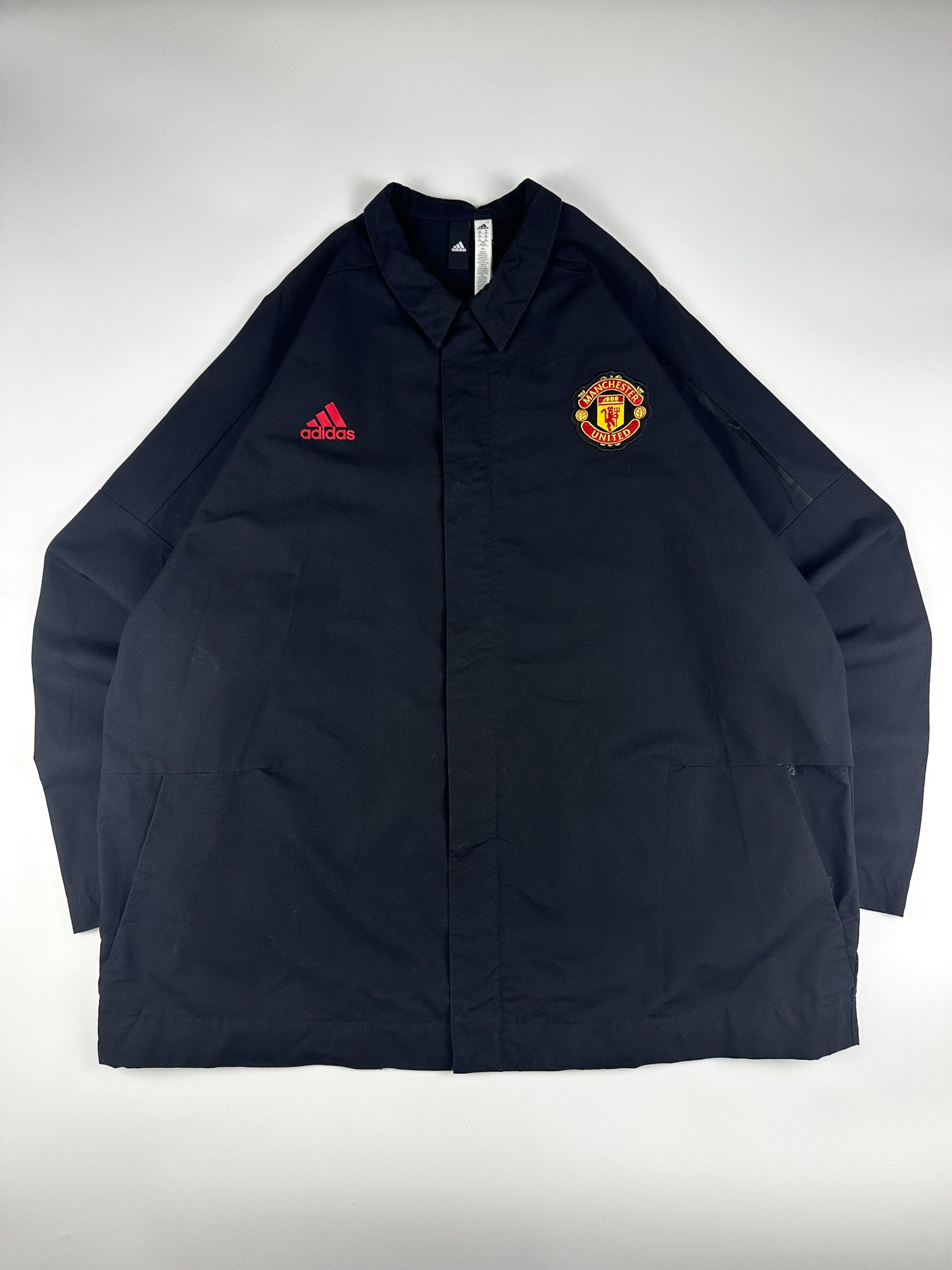 Preloved 2017/18 Adidas Manchester United Shell Parka Jacket (2XL)