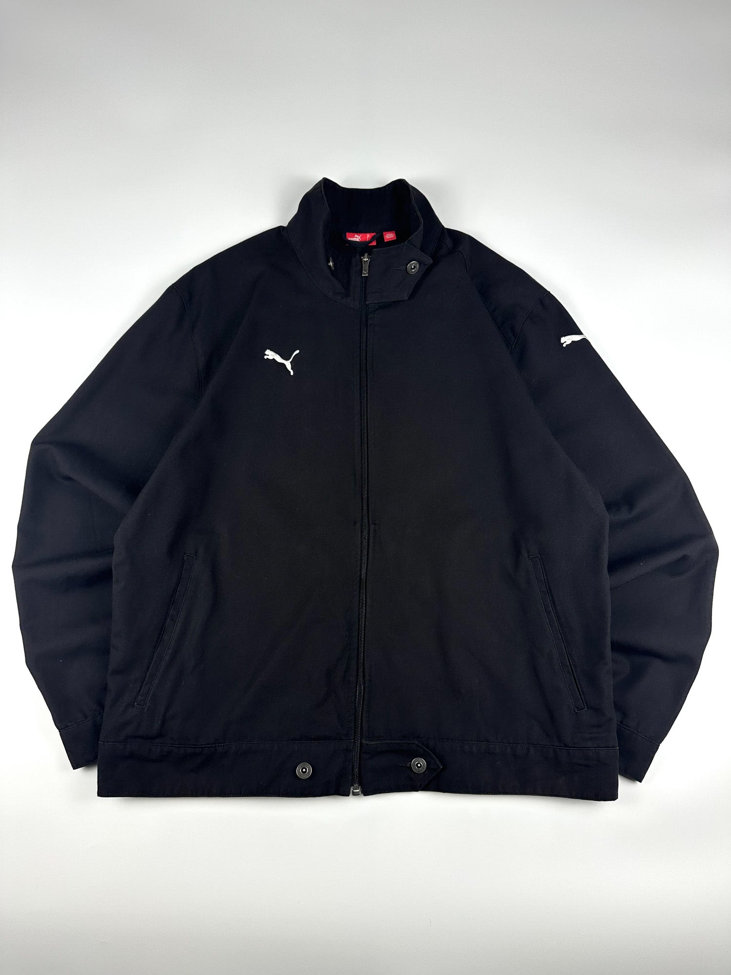 Preloved Puma Embroidered Logo Canvas Harrington Jacket (L)