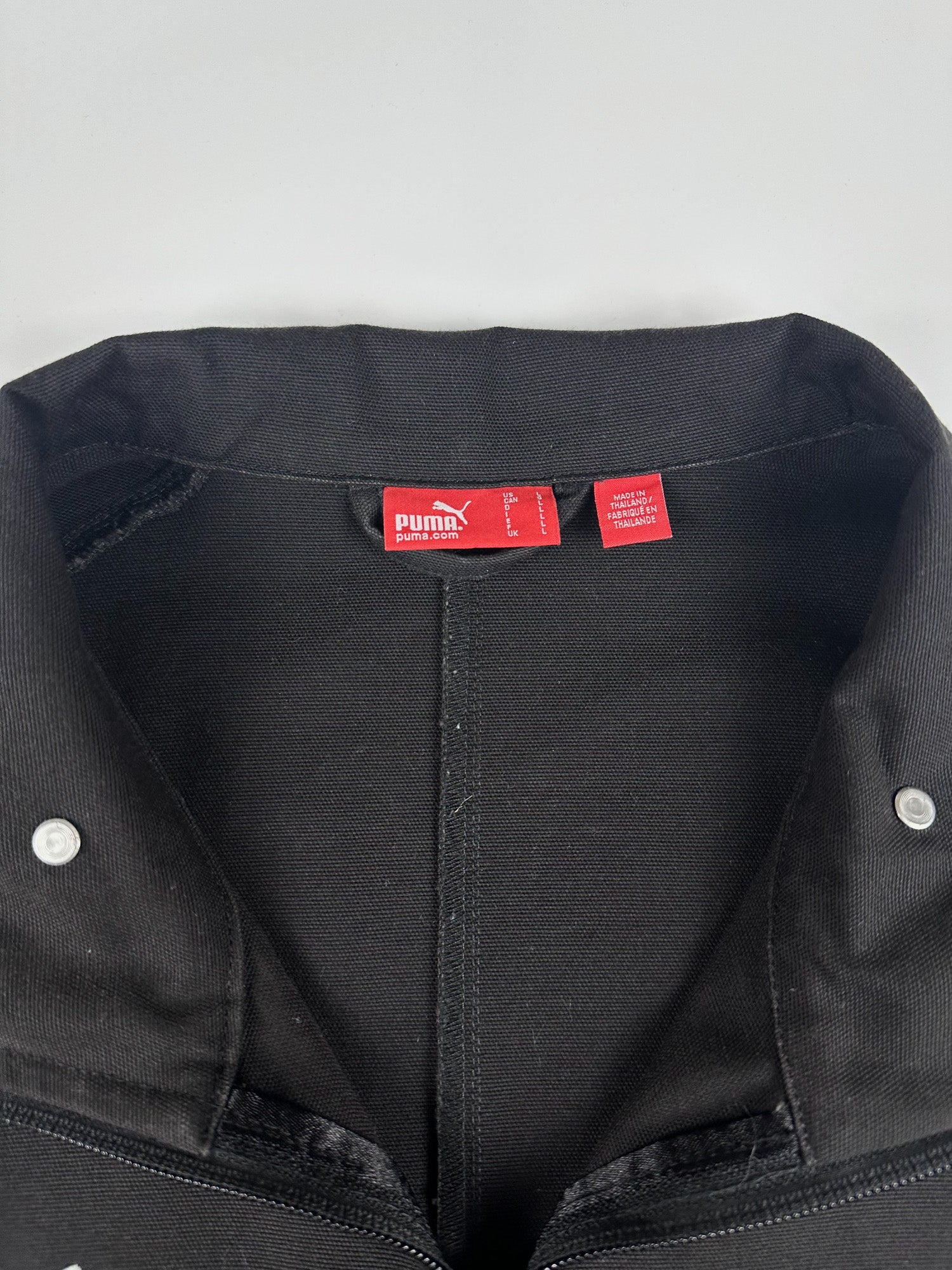 Preloved Puma Embroidered Logo Canvas Harrington Jacket (L)
