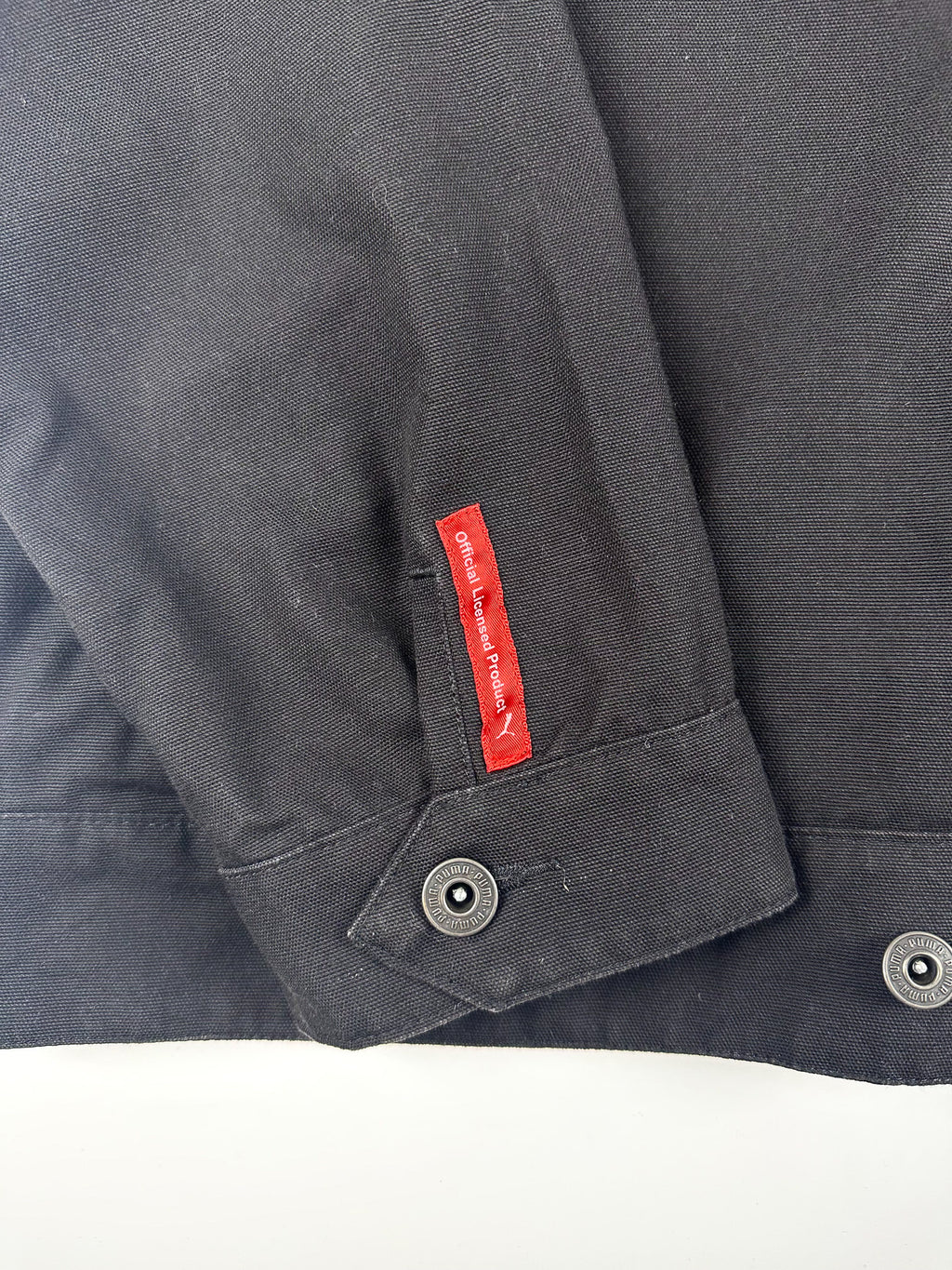 Preloved Puma Embroidered Logo Canvas Harrington Jacket (L)