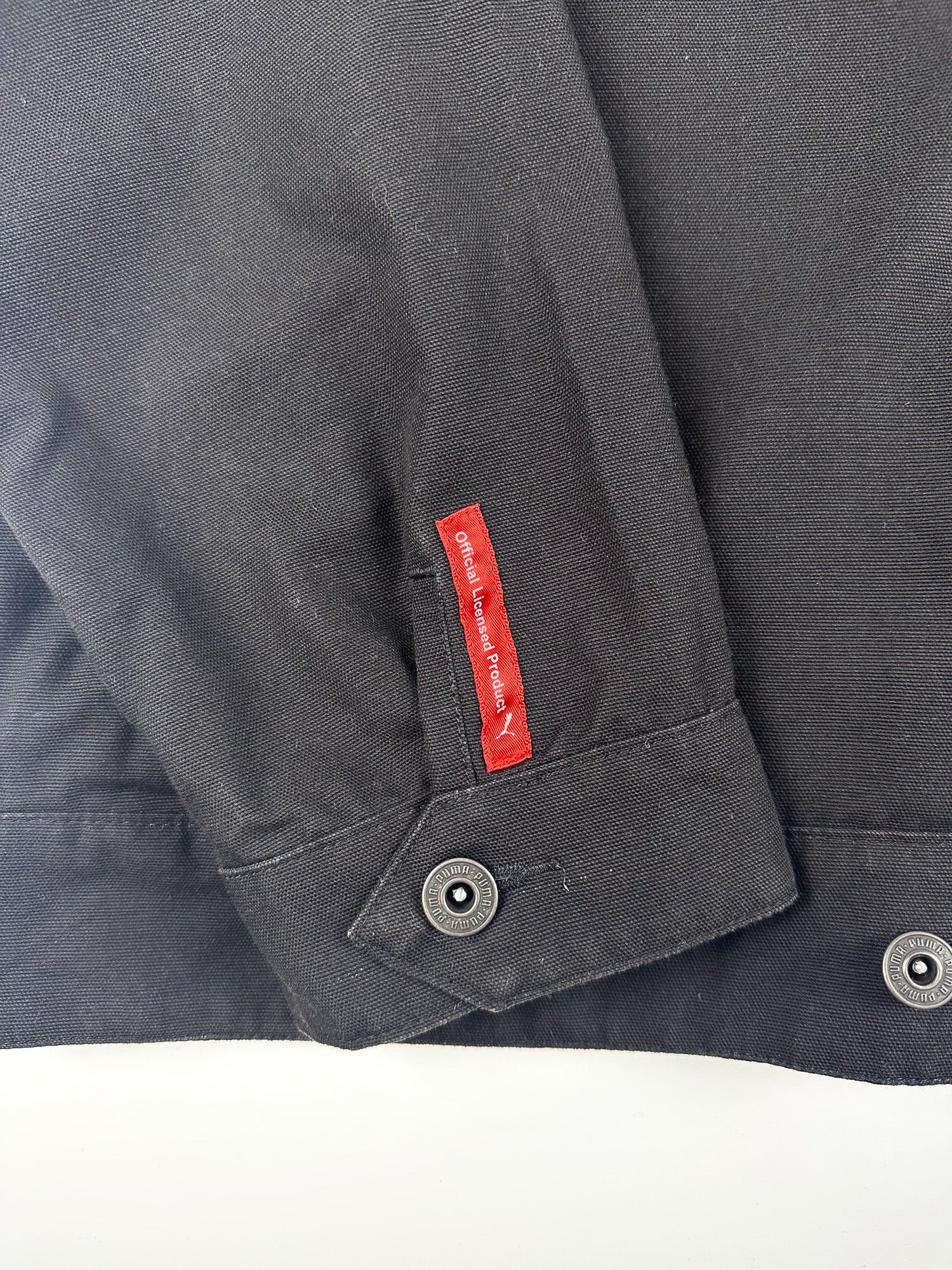 Preloved Puma Embroidered Logo Canvas Harrington Jacket (L)
