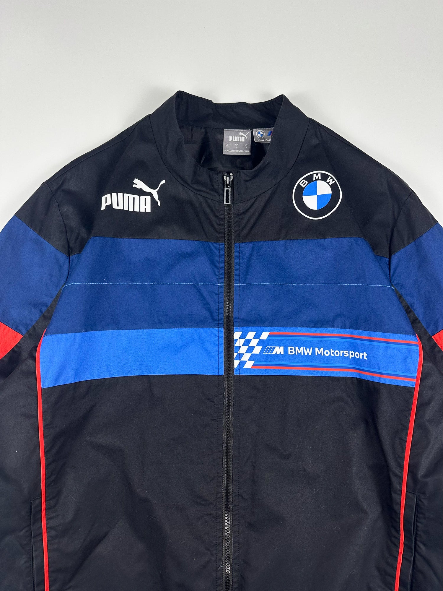 Preloved Puma BMW M Motorsport SDS Racing Windbreaker Bomber Jacket (L)