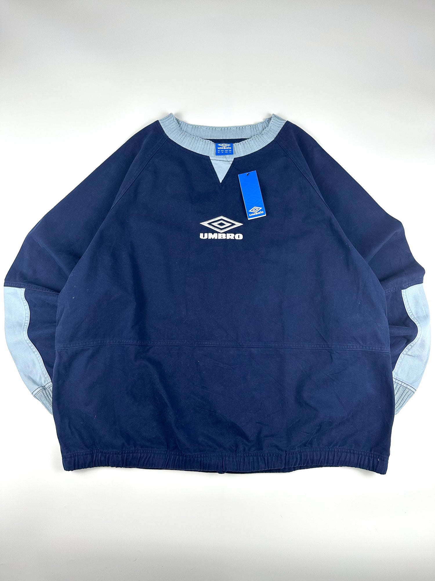 DEADSTOCK BNWT Umbro Classic Drill Top Collection Oasis Pullover Jacket (XL)