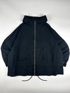Preloved Nike Ripstop Utility Hooded Military Poncho Parka Jacket (2XL)