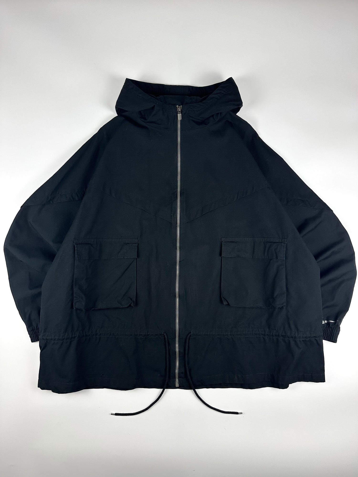 Preloved Nike Ripstop Utility Hooded Military Poncho Parka Jacket (2XL)
