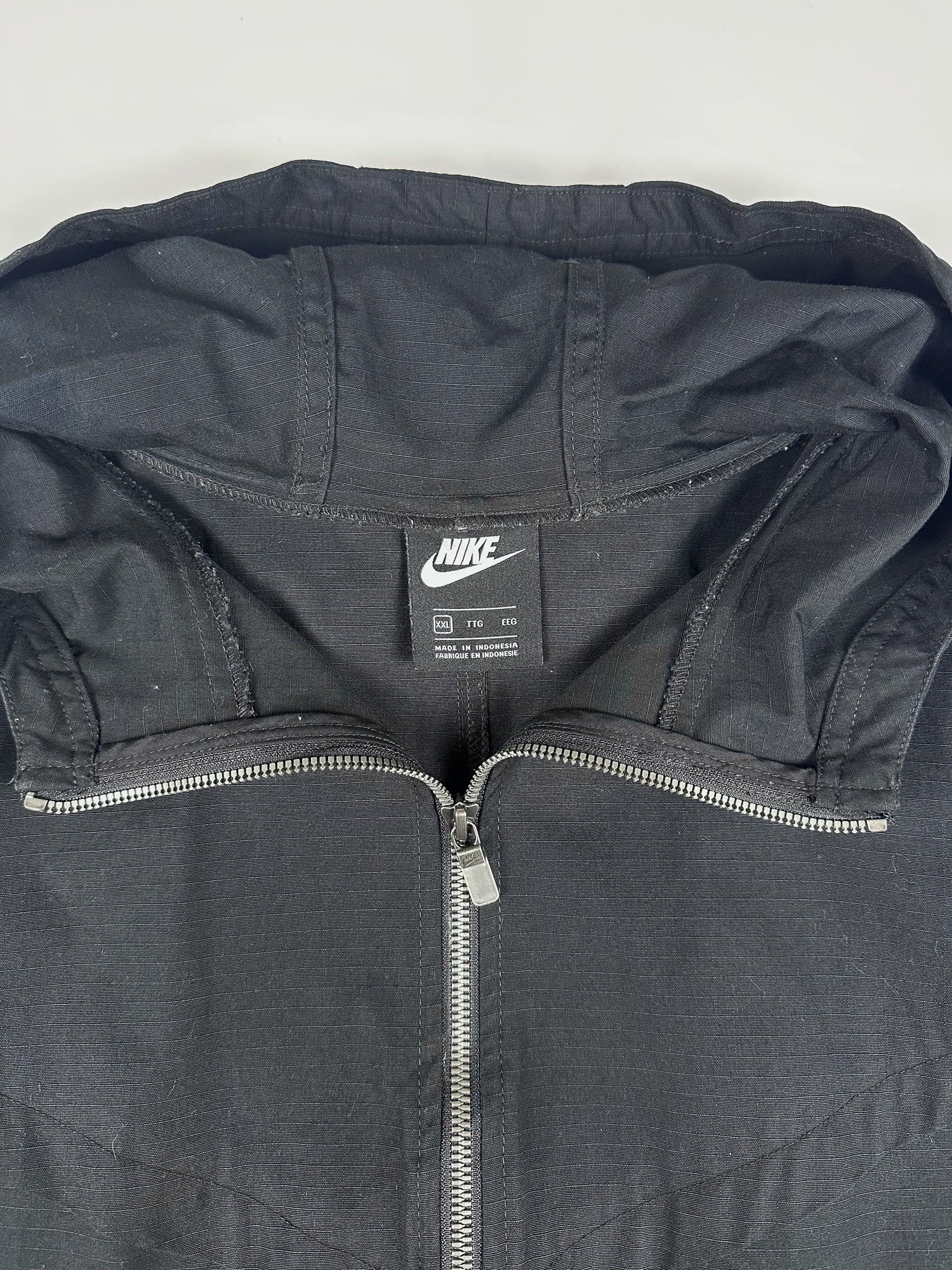 Preloved Nike Ripstop Utility Hooded Military Poncho Parka Jacket (2XL)
