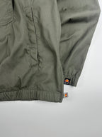 Preloved Ellesse 1/4 Zip Embroidered Logo Patch Hooded Anorak Jacket (2XL)