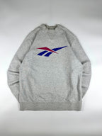Preloved Reebok Classics Centre Logo Back Block Spellout Graphic Sweatshirt (L)