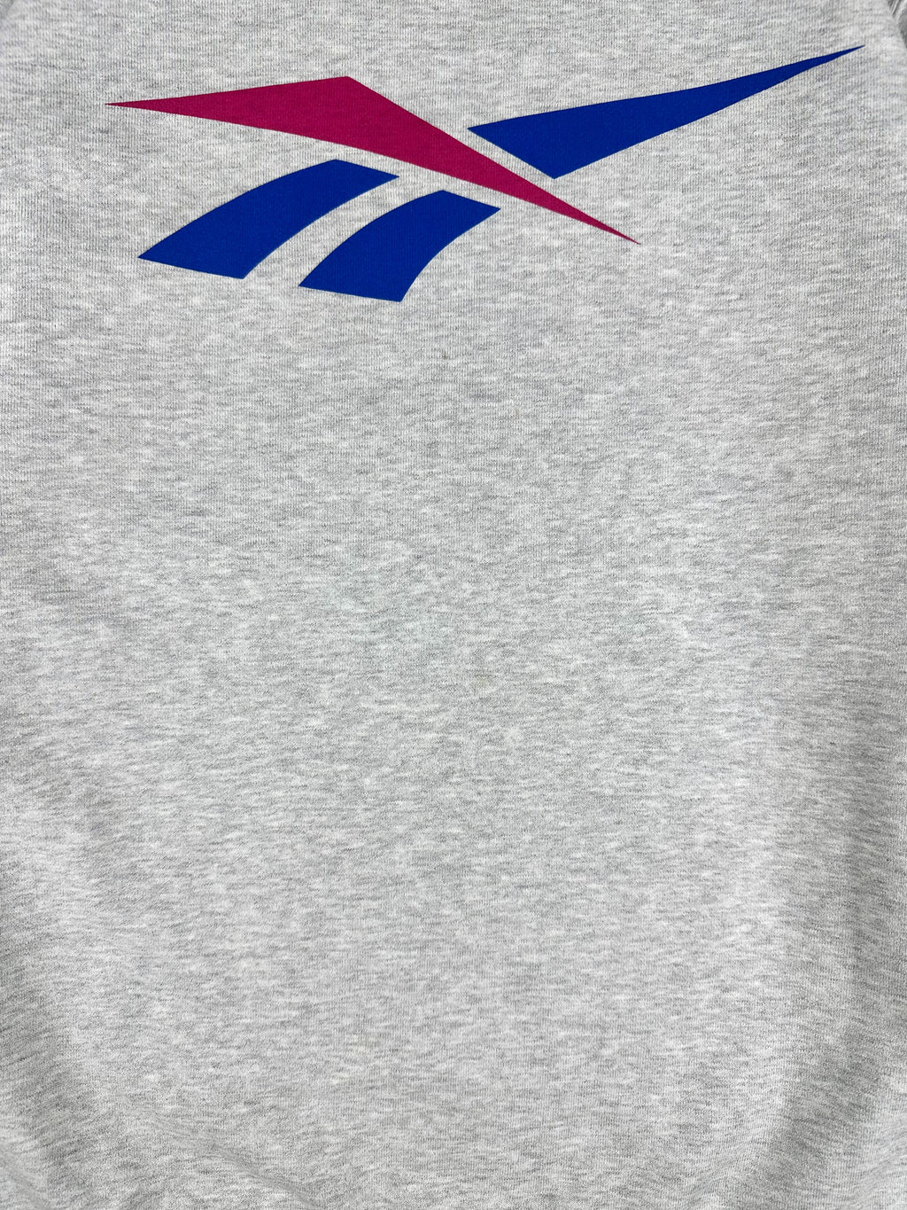 Preloved Reebok Classics Centre Logo Back Block Spellout Graphic Sweatshirt (L)