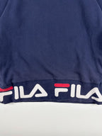 Preloved Fila Front Waist Logo Print Crewneck Sweatshirt (S)