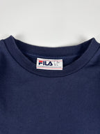 Preloved Fila Front Waist Logo Print Crewneck Sweatshirt (S)