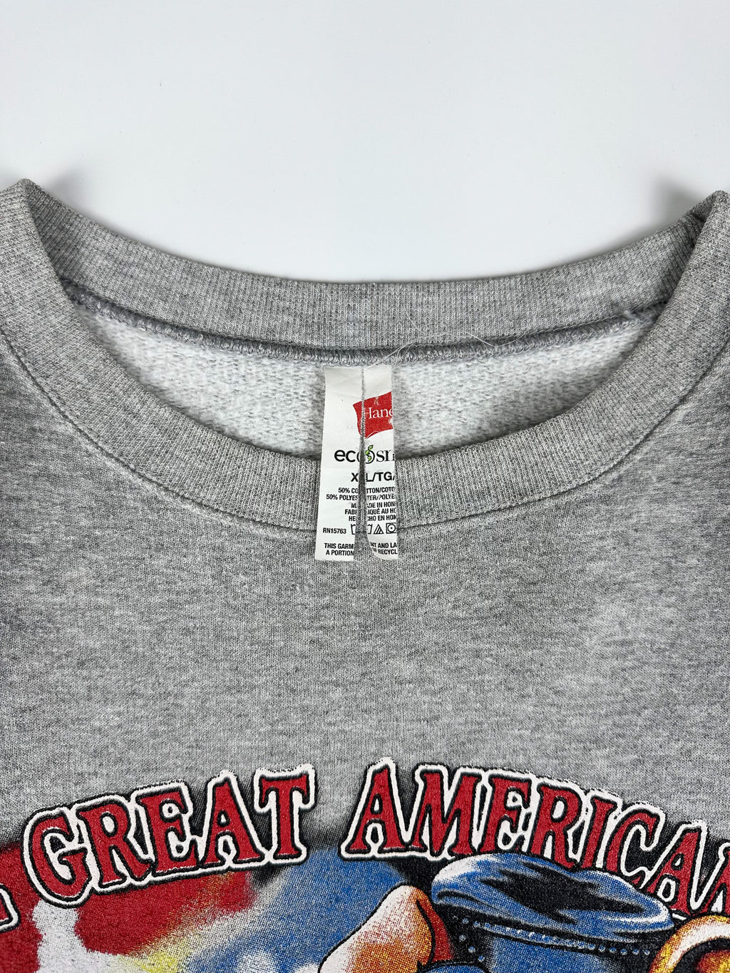 Preloved The Great American Hog Harley Davidson 3D Emblem Sweatshirt (XL)