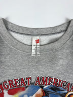 Preloved The Great American Hog Harley Davidson 3D Emblem Sweatshirt (XL)
