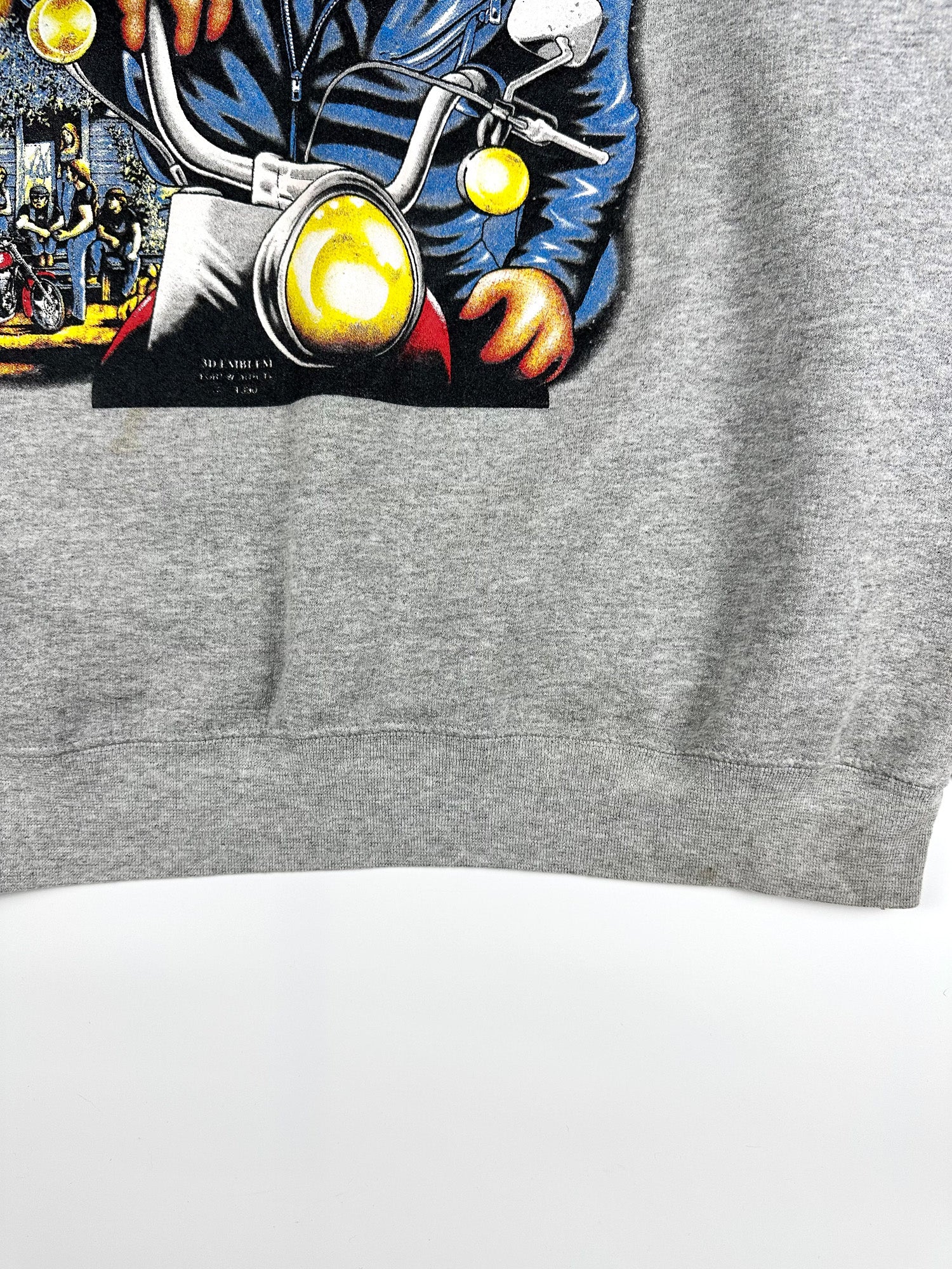 Preloved The Great American Hog Harley Davidson 3D Emblem Sweatshirt (XL)