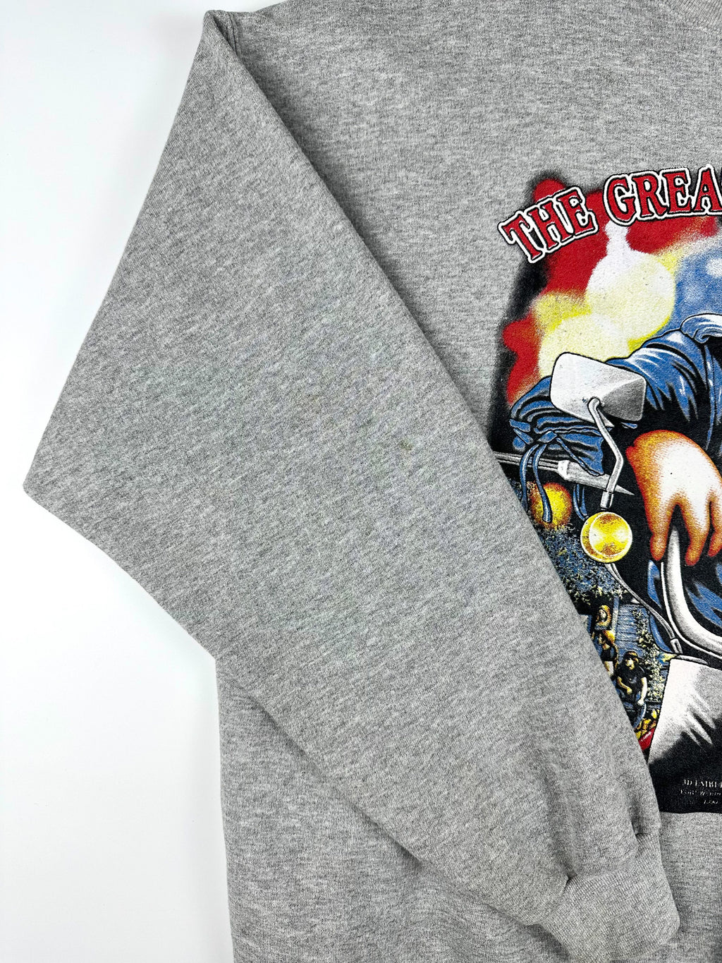 Preloved The Great American Hog Harley Davidson 3D Emblem Sweatshirt (XL)