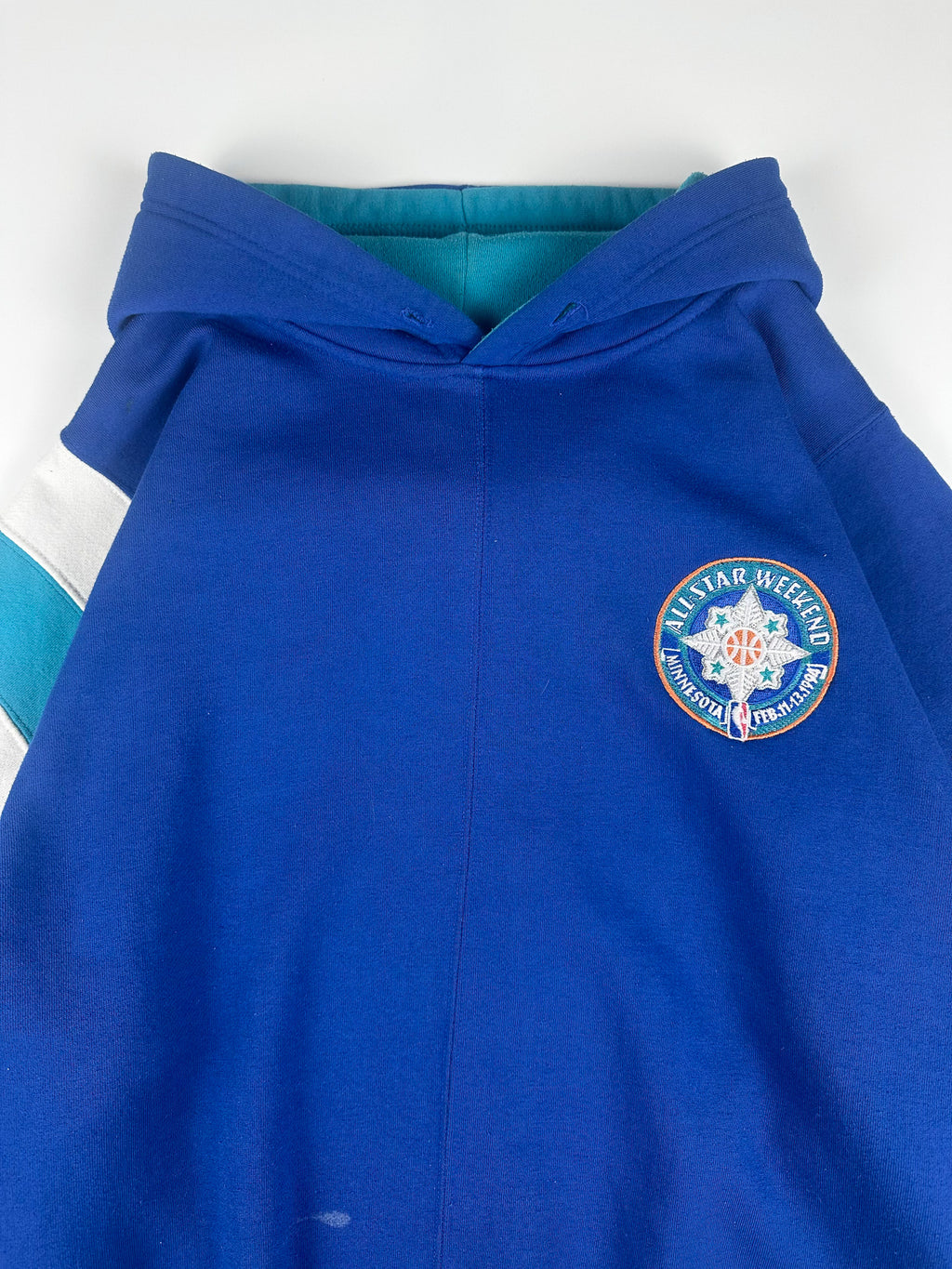 Vintage 90s Starter 1994 Minnesota NBA All-Star Weekend Hooded Sweatshirt (XL)