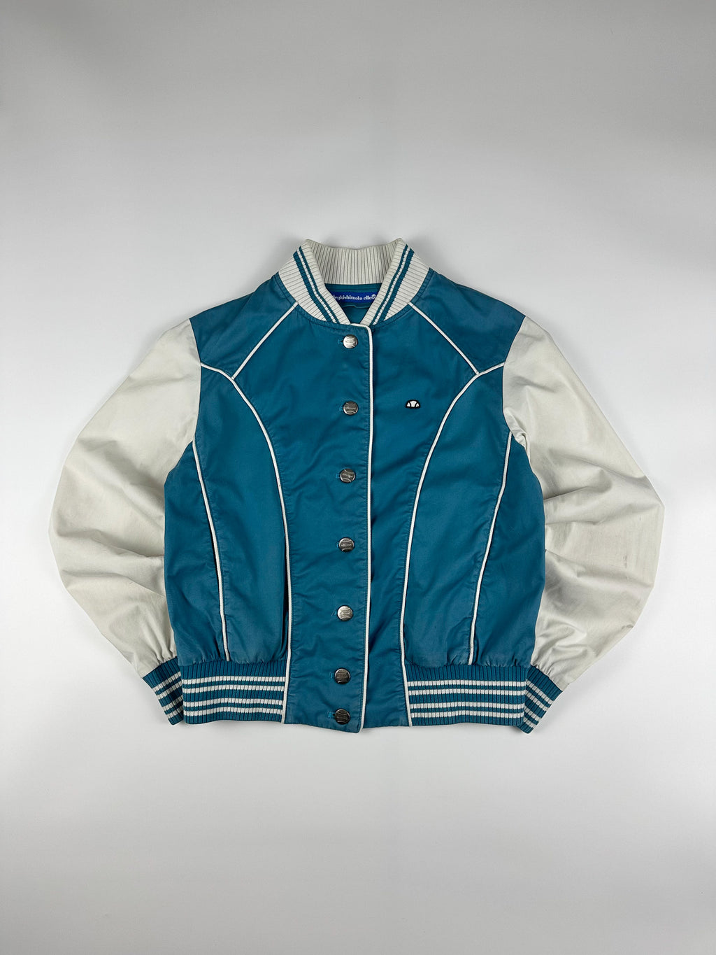Vintage 00s 2005 S/S Eley Kishimoto x Ellesse Embroidered Varsity Jacket (12)
